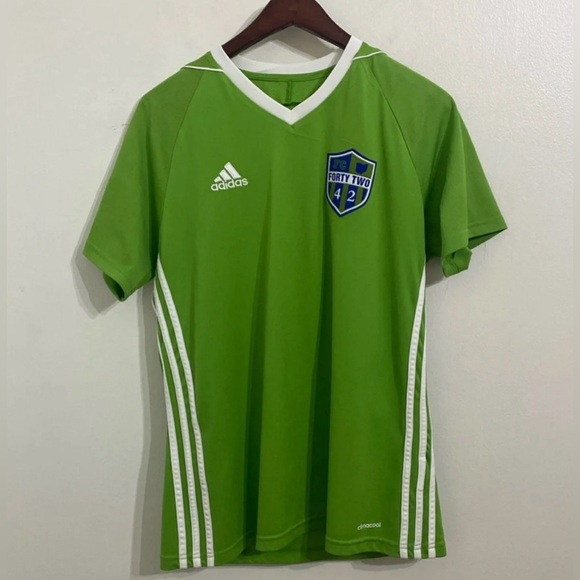 adidas Other - SEATTLE SOUNDERS MLS Mens Adidas FC 14 Jersey Medium Green Professional Soccer